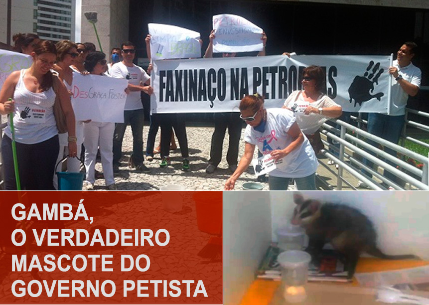 Gambá, o verdadeiro mascote do governo Petista