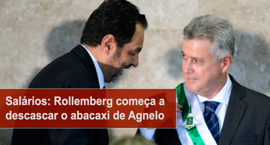 Salários: Rollemberg começa a descascar o abacaxi de Agnelo