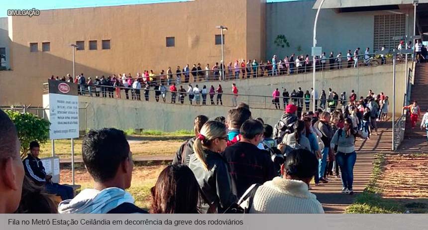 Greve de Rodoviários: Retrato da omissão do GDF