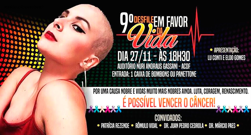 Moda Solidária: Sexta é dia de desfile & coquetel em prol do combate ao Câncer em Brasília