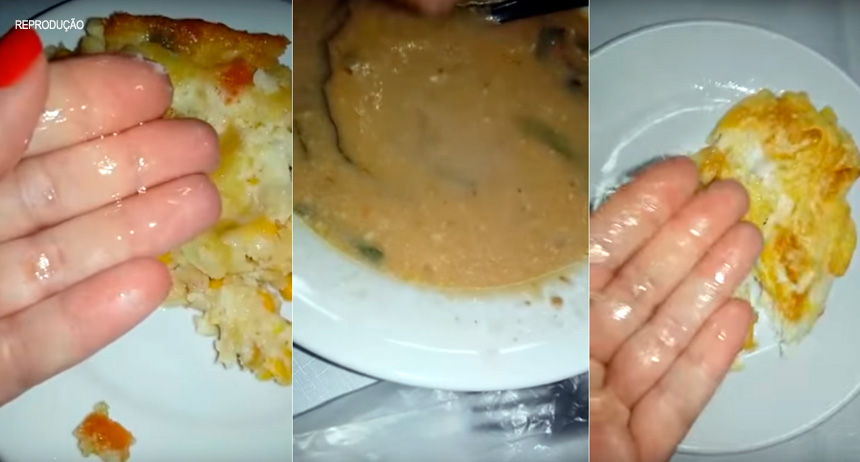 Servidores reclamam de excesso de óleo em refeição hospitalar