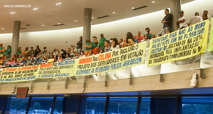 Distritais aprovam projetos que fortalecem a Defensoria Pública