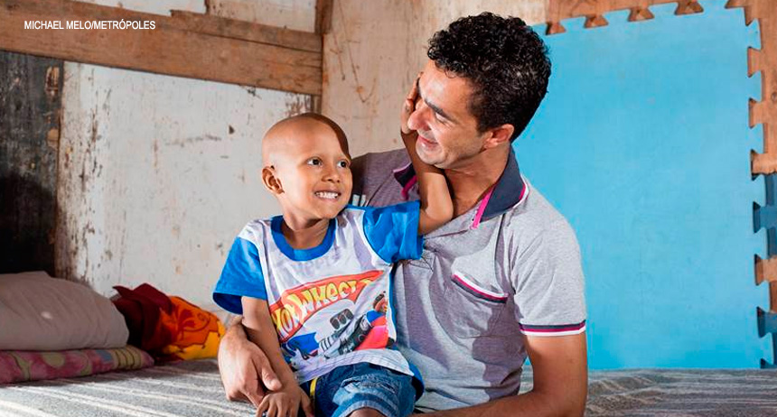 Tio do churros precisa de ajuda para cuidar do filho com câncer