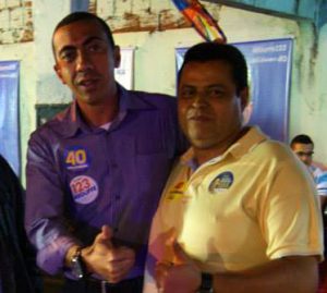 Vice-governador do DF, Renato Santana e Valdeci Rodrigues ex-funcionário do SindSaúde e ouvidor da vice-governadoria