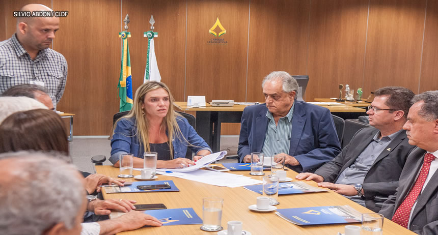 Presidente da Câmara Legislativa do DF debate funcionamento do comércio aos domingos com sindicatos