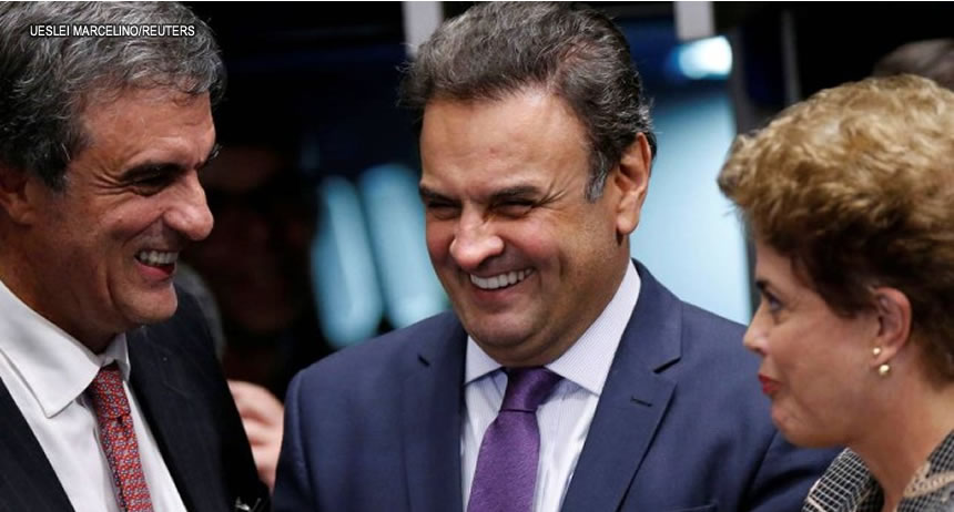 Senadores se confrontam no julgamento do impeachment, mas em intervalo fazem piadas