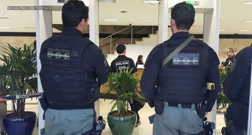 Polícia Civil faz operação no Palácio do Buriti nesta sexta-feira