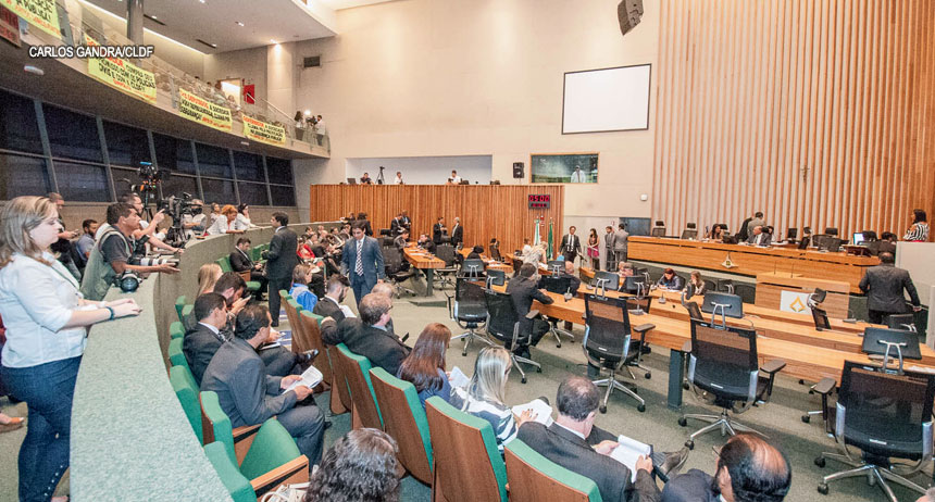 Lideranças na Câmara Legislativa decidem manter obstrução aos projetos do GDF