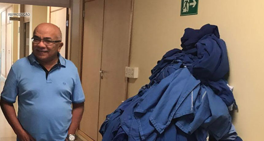 Chico Vigilante denuncia abandono da lavanderia do Hospital de Santa Maria