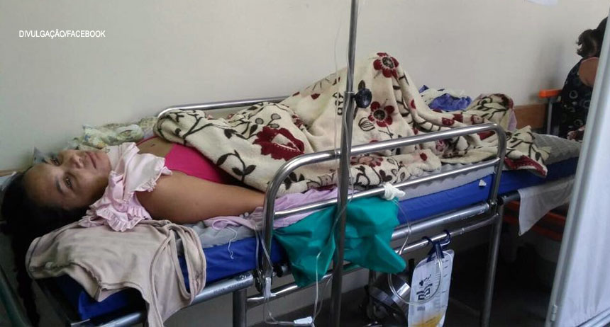 Após sequestro e acidente de trânsito Josefa definha em hospital, por falta de anestesista