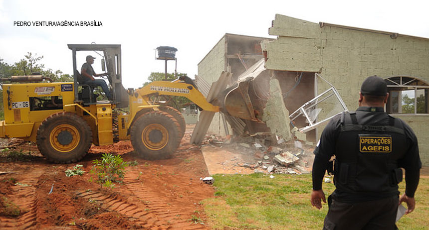 Após ação do MPDFT, lei que institui direito de defesa para demolição de obras ilegais em áreas públicas é considerada inconstitucional