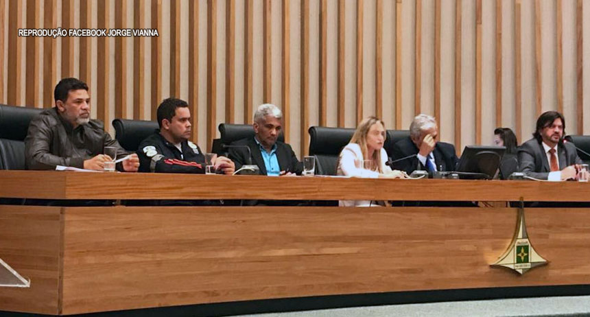 Samuzeiros expõem problemas do SAMU-DF, em audiência pública, na Câmara Legislativa
