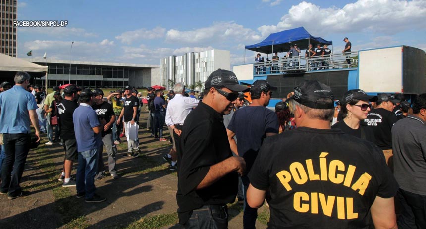 Em assembleia, policiais civis do DF apontam horizonte de enfrentamento, paralisações e greve