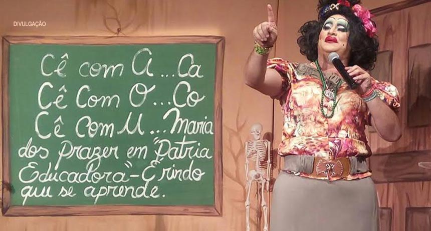 Maria dos Prazer encena a realidade cômica da educação no Sesc 504 sul