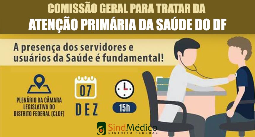 Comissão Geral na CLDF discute, na quinta (7), Atenção Primária da Saúde