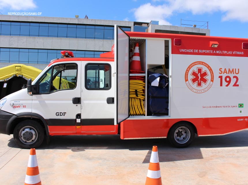 Samu-DF receberá oito respiradores para unidades avançadas
