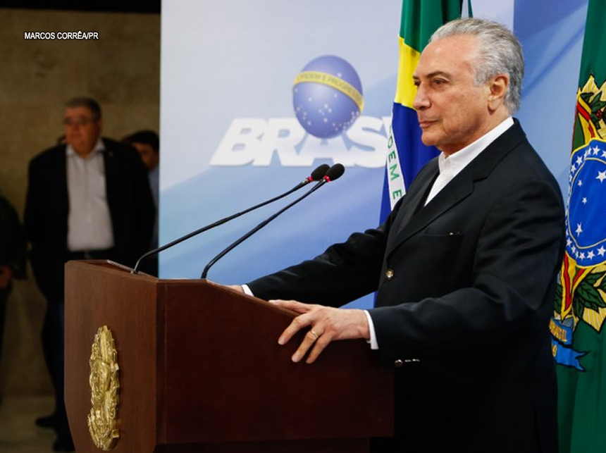 Em pronunciamento, Temer diz que intervenção vai restabelecer a ordem no Rio