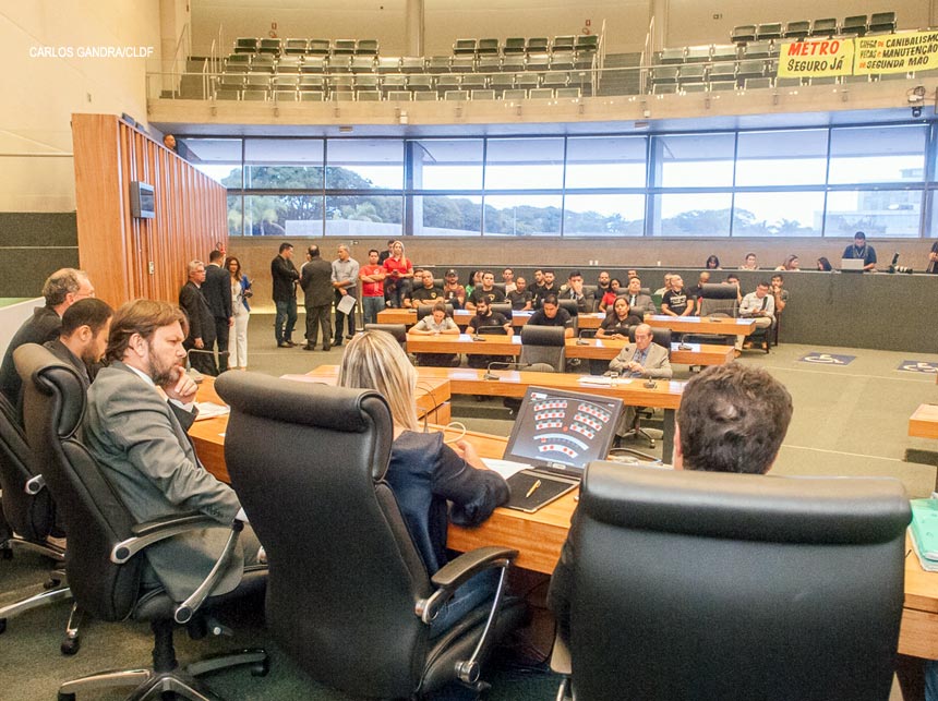 CLDF apresenta propostas para solucionar problemas do metrô