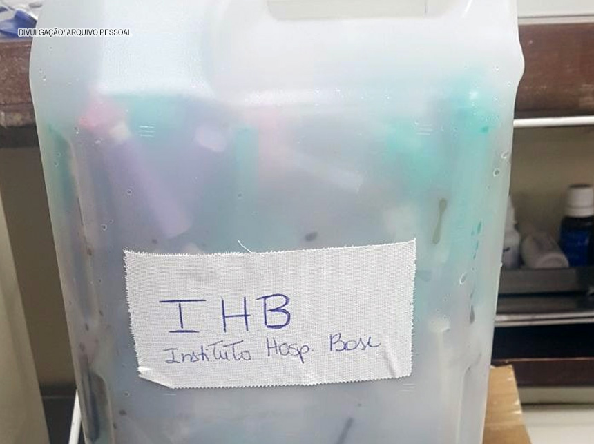 Instituto HBDF entra na lista do improviso no descarte de agulhas e seringas usadas