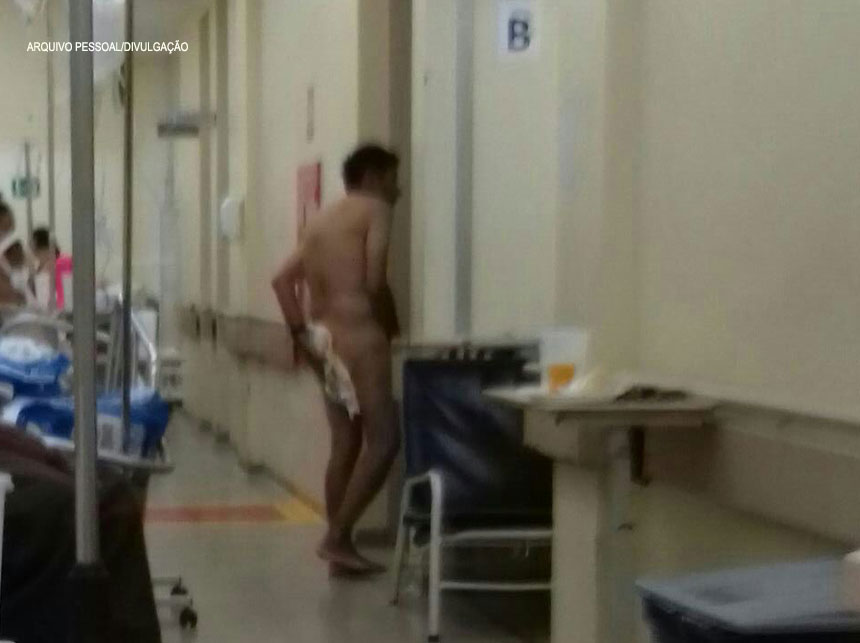 Gestão Rollemberg: E se você se deparasse com um paciente tomando banho nu em corredor do hospital ao se dirigir à pediatria?