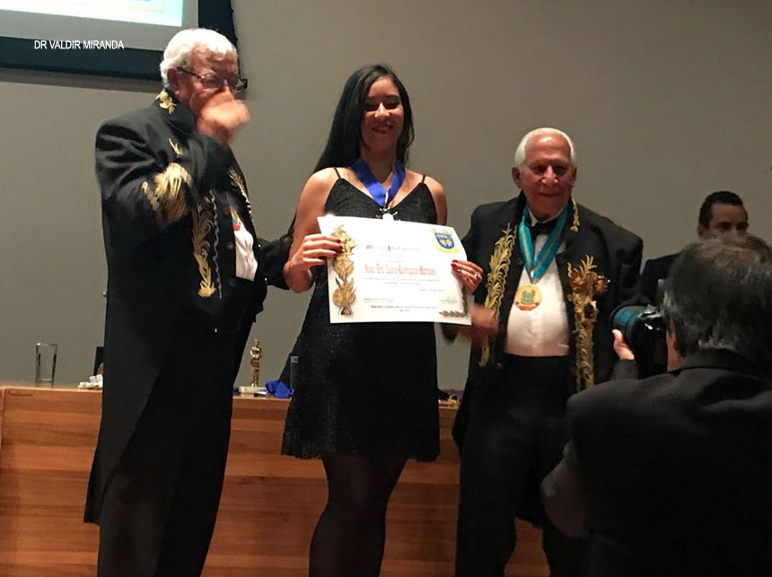 Advogada do DF recebe Comenda e Diploma do Mérito Profissional da Academia Brasileira de Ciências, Artes, História e Literatura