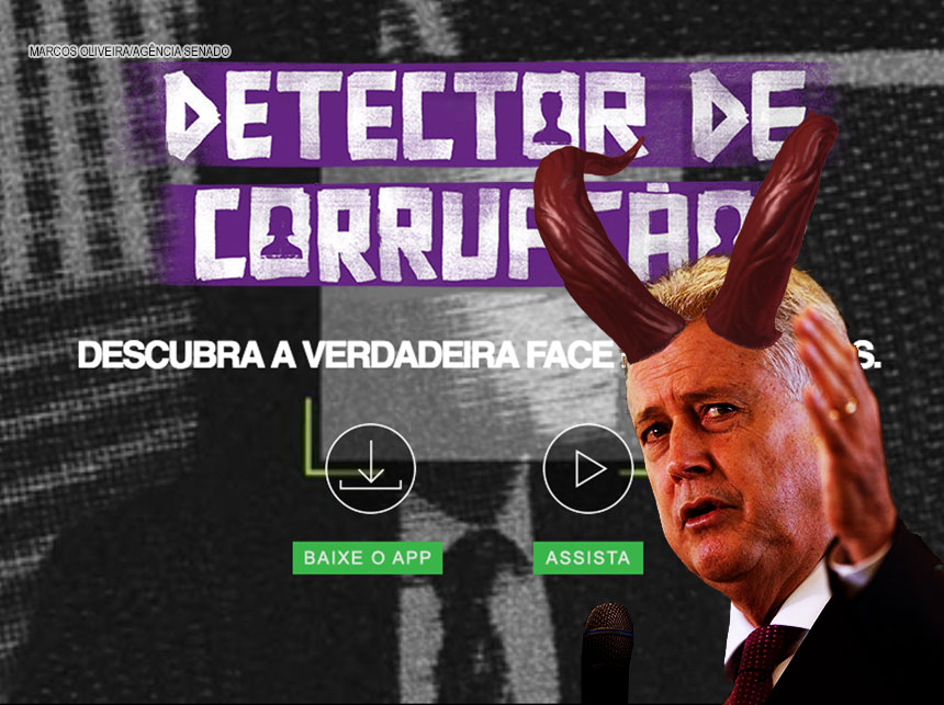 Detector de Corrupção: Rollemberg vira ‘corrupto’, da noite para o dia