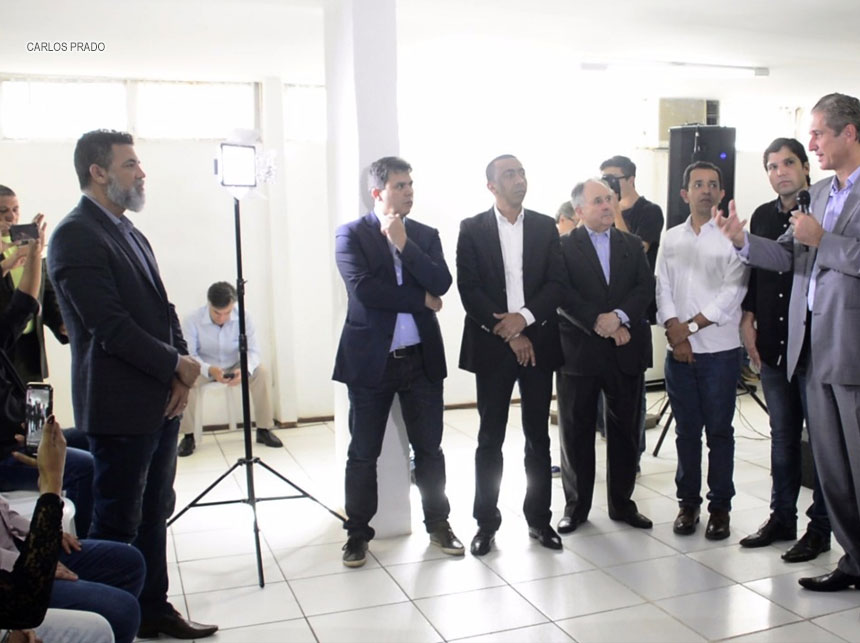 Em coletiva de imprensa, Rosso apresenta Jorge Vianna como coordenador da saúde no Plano de Governo da coligação