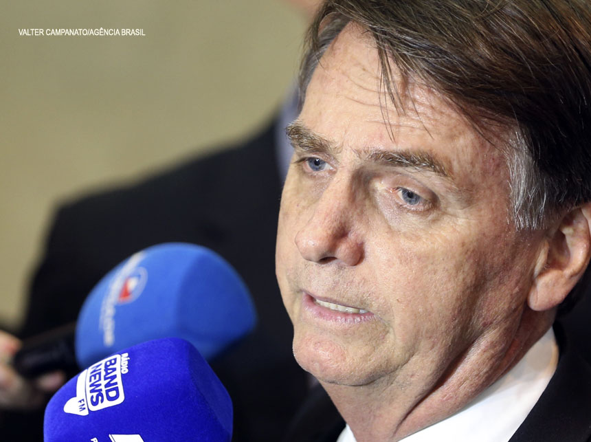Bolsonaro diz que, se fosse Temer, vetaria reajuste para magistrados