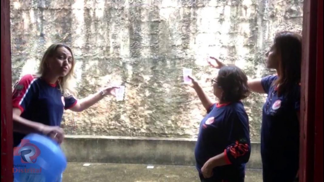 Para matar a sede, profissionais da regulação do SAMU são obrigados a tomar água da chuva