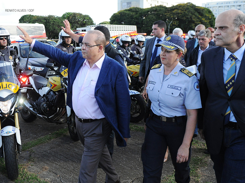 Ibaneis lança SOS DF Segurança com meta de reduzir criminalidade