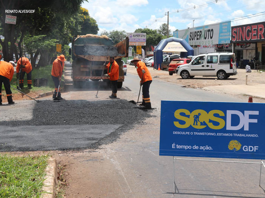 SOS DF supera 12 mil ações em 20 dias