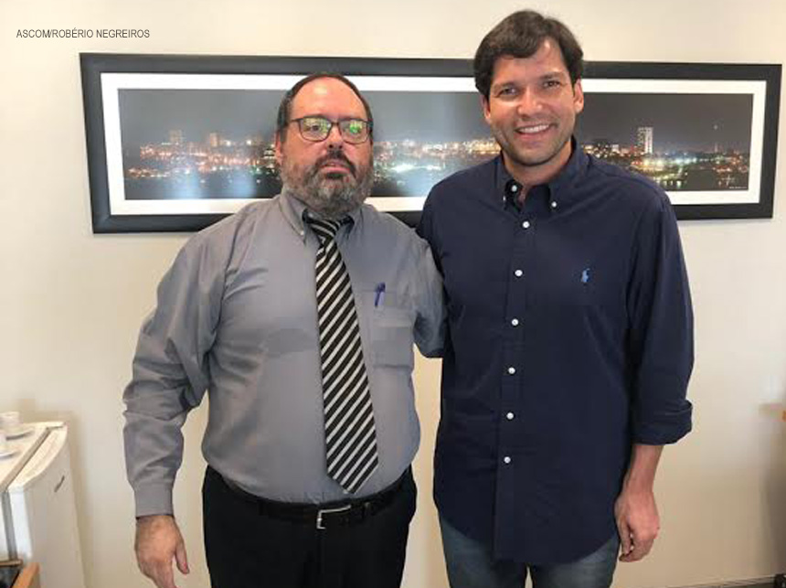 Robério Negreiros recebe a visita do presidente da MOAB