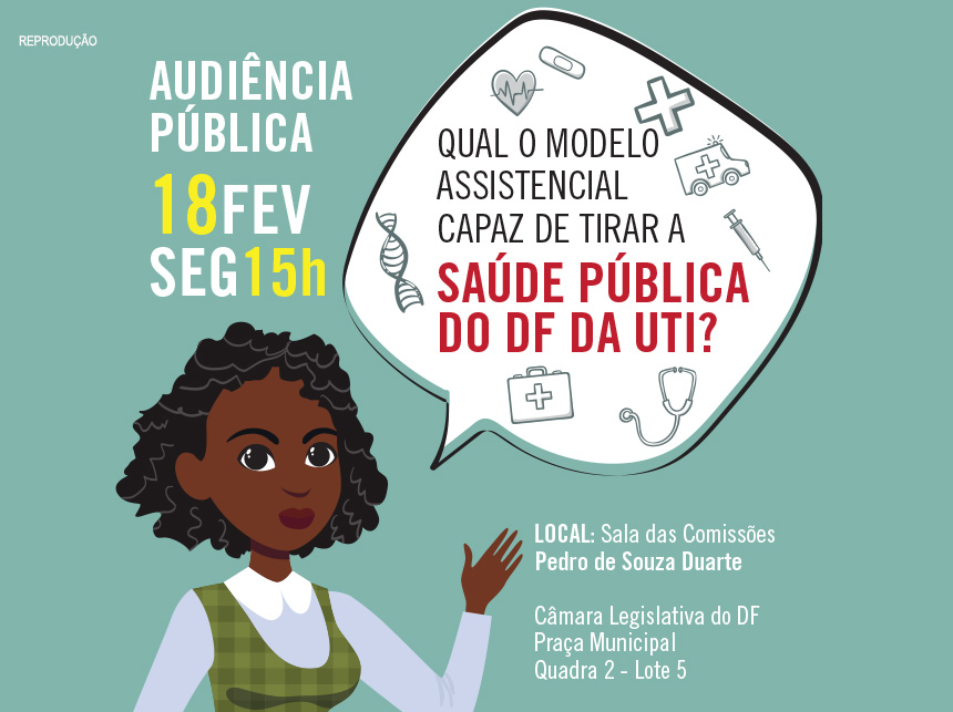 Saúde pública é tema de audiência na CLDF