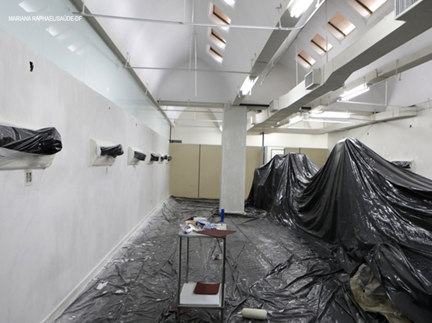 Pronto-socorro do hospital de Taguatinga passa por reforma