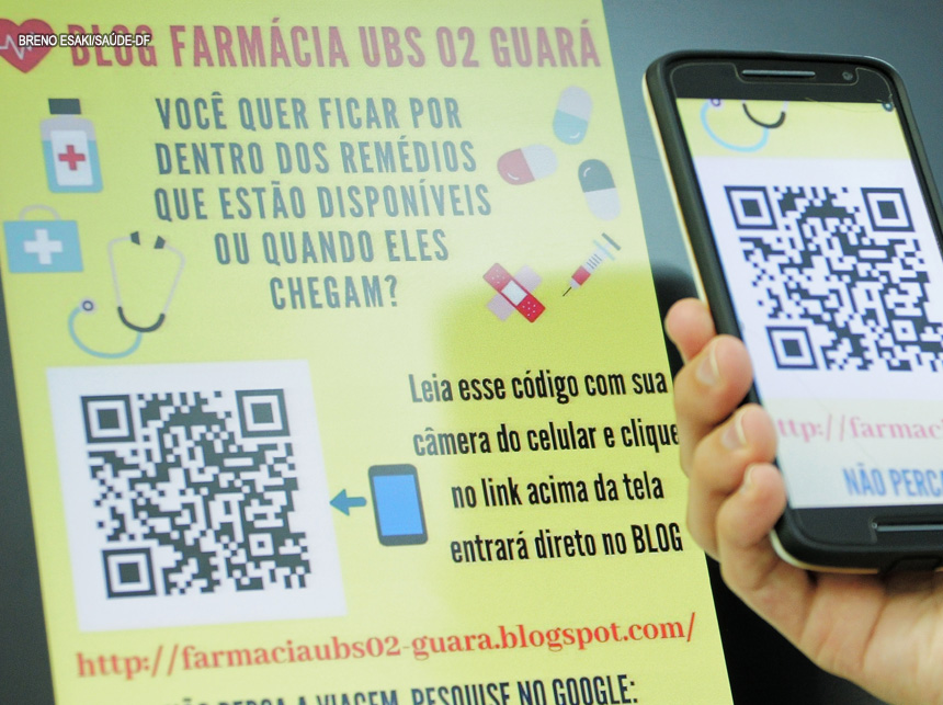 UBS cria QR Code para informar estoque de medicamentos