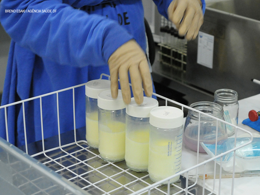 Estoques de leite materno do DF estão em nível crítico