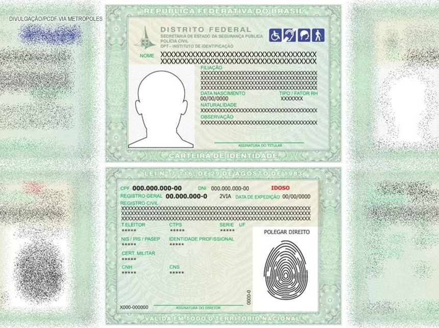 PCDF: Novo registro de identidade reúne informações de outros documentos