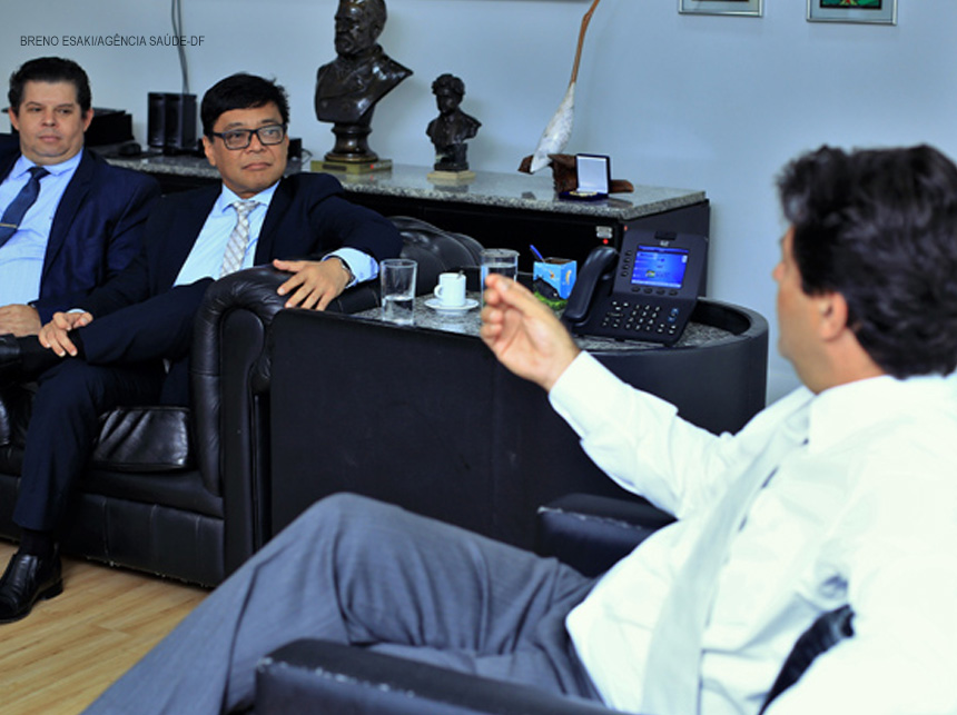 Ministro e secretário de Saúde do DF discutem fortalecimento da Atenção Primária