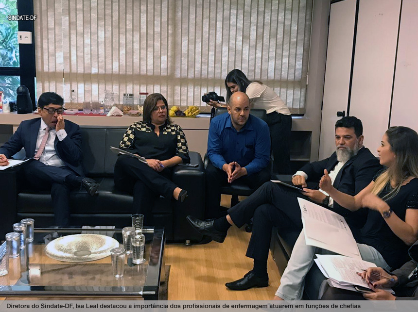 Distrital e entidades sindicais se reúnem com secretário de Saúde para discutir Portaria que limita funções de chefias a profissionais de enfermagem
