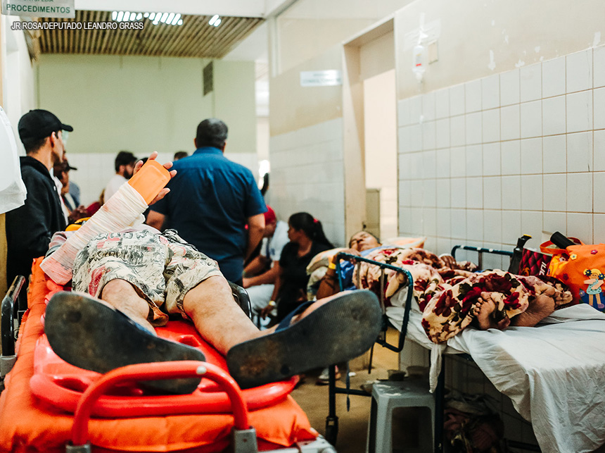 Deputado constata caos no Hospital de Ceilândia e solicita auditoria na saúde do DF