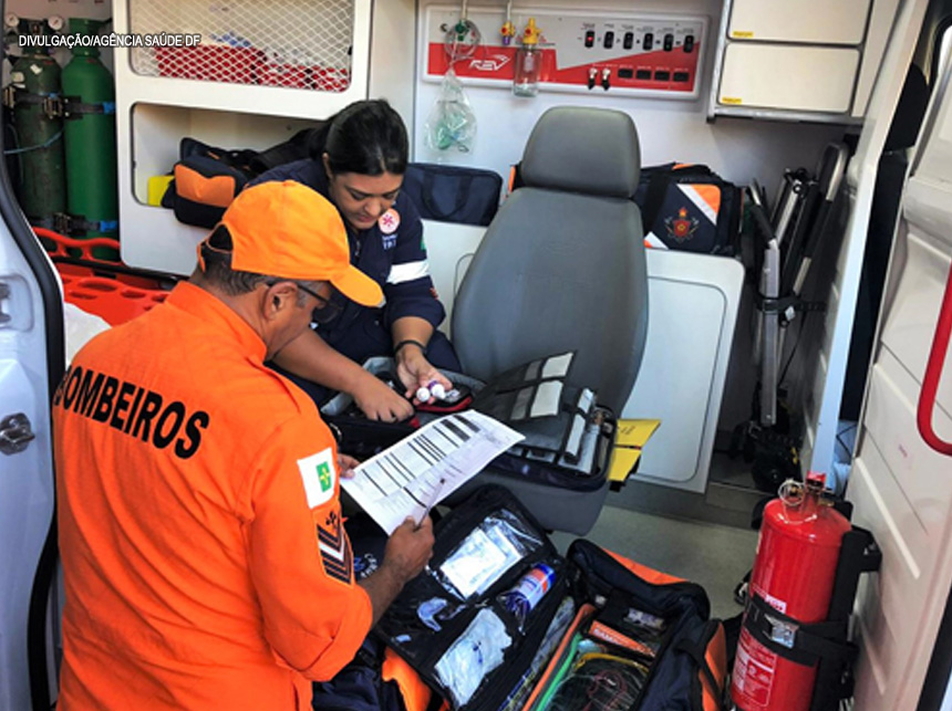 Samu e Corpo de Bombeiros integram serviços de urgência e emergência no DF