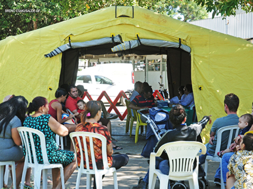 Tendas de hidratação fizeram mais de 36 mil atendimentos em 37 dias