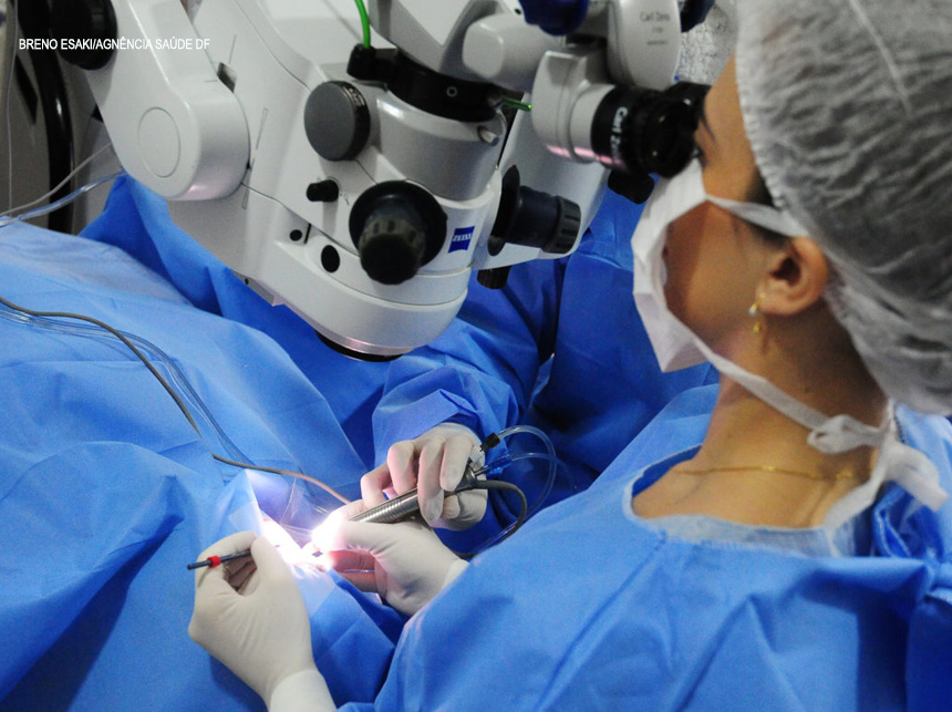 Saúde começa a realizar cirurgias de catarata por meio de clínicas conveniadas no DF
