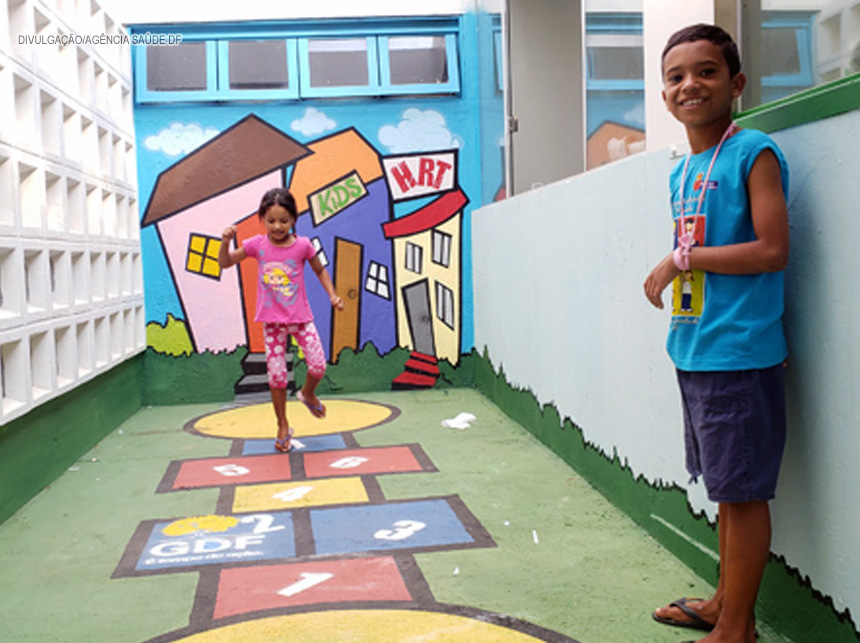 HRT cria espaço kids na área de acolhimento do Pronto-socorro