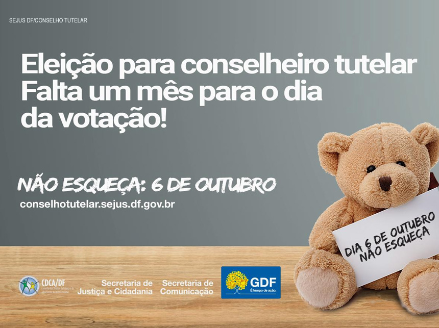 Conselhos Tutelares: locais de votação e lista de candidatos já estão disponíveis