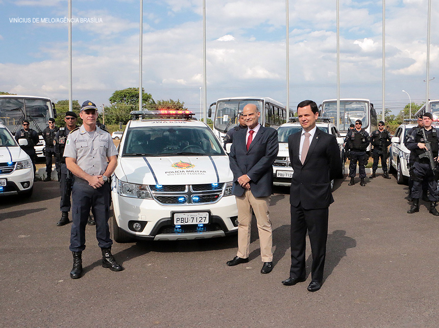 Segurança Pública: PMDF recebe 216 viaturas e 22 ônibus para atuar no combate ao crime