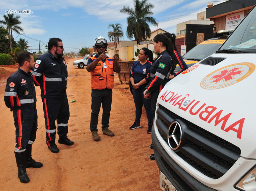 GDF testa tempo de resposta de órgãos em calamidades
