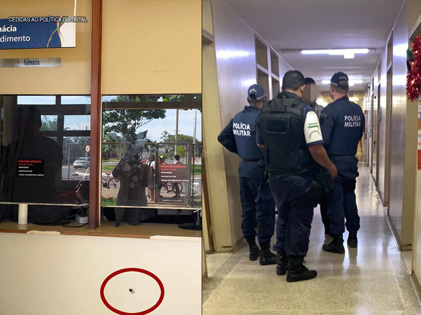 Tiros em Unidade Básica de Saúde da Estrutural é motivo de preocupação