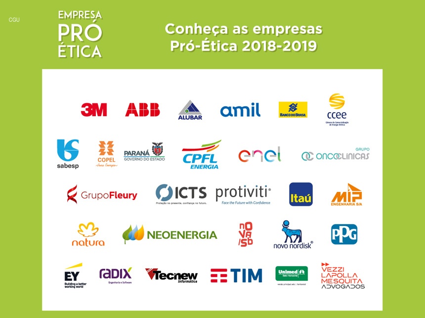 Empresa de Tecnologia do DF é reconhecida com o selo Pró-Ética 2018-2019 em lista divulgada pela CGU