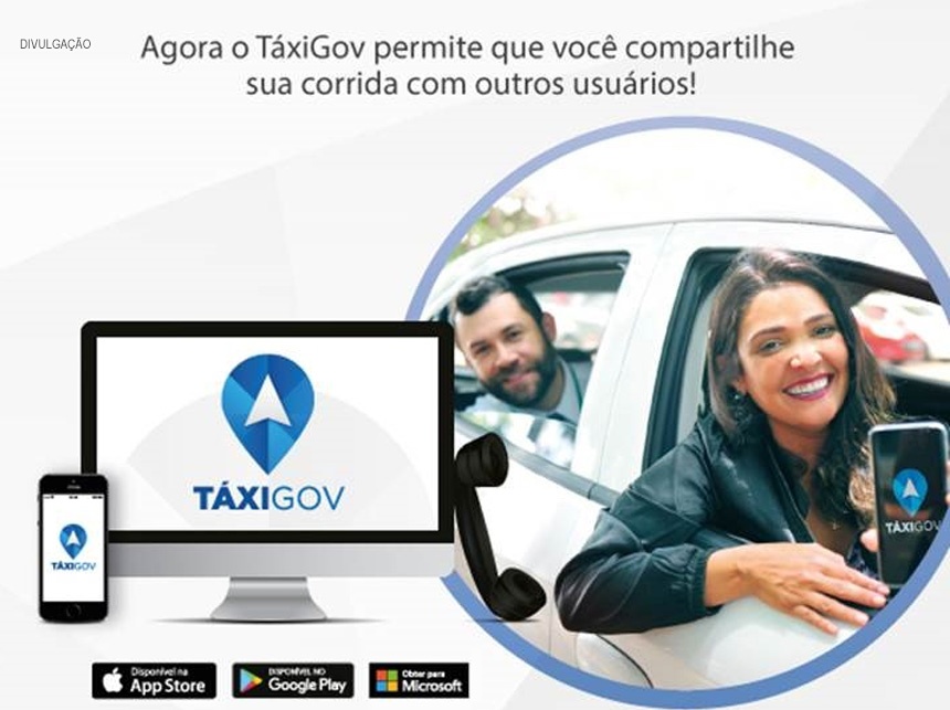 Servidor usará TáxiGov para se deslocar no trabalho